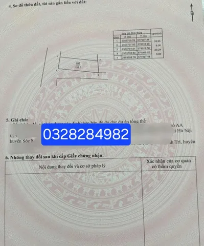 Bán đất 116m² full thổ cư ngang 6m giá 2.25 tỷ tại Xã Kim Anh