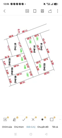 Bán đất 87,7m² full thổ cư ngang 11,71m giá 1.9 tỷ tại Xã Đại Xuyên