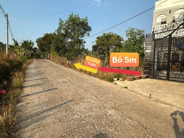 Bán đất 154.3m² có sẵn 40m² thổ cư ngang 5m giá 1.3 tỷ tại Phường Thành Nhất