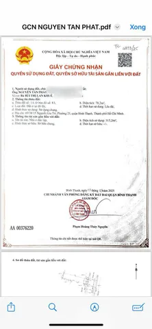 Chính Chủ CHDV Hẻm 69/38/15 Nguyễn Gia Trí– Giá 18,6 tỷ