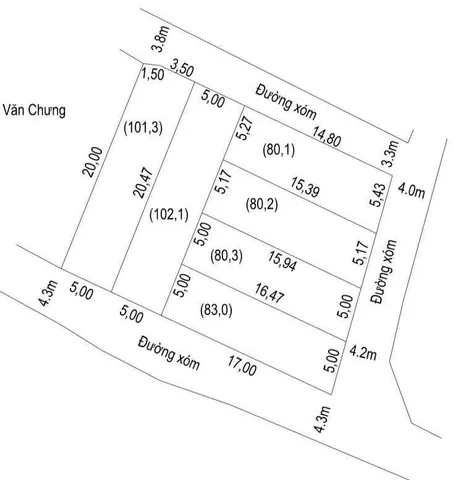 Mở bán cụm 6 lô tân tiến chương mỹ
Diện tích 80-100m
Giá chỉ có hơn 1tỷ