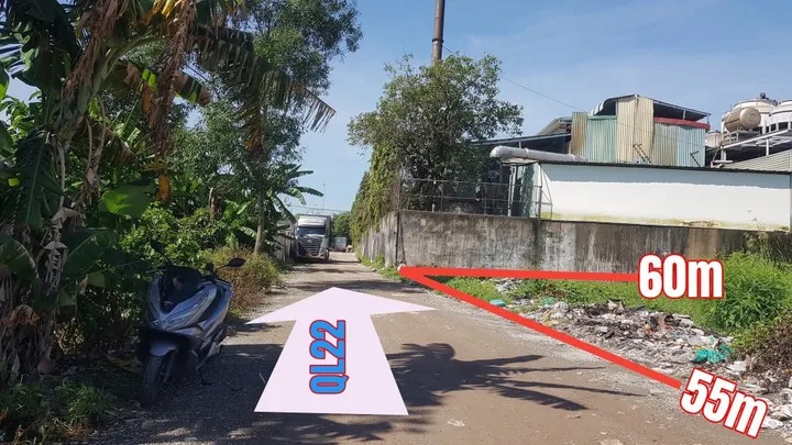 🟥Bán đất 3200m² có sẵn 2400m² thổ cư ngang 55x60m giá 70 tỷ tại Đường Quốc Lộ 22 Xã Hóc Môn gần Vành Đai 3