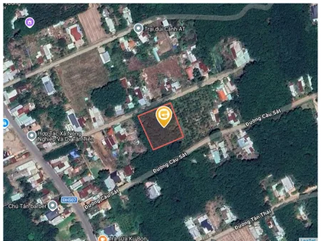 Bán đất 2650.5m² có sẵn 900m² thổ cư ngang 43m tại Xã Phước Thành