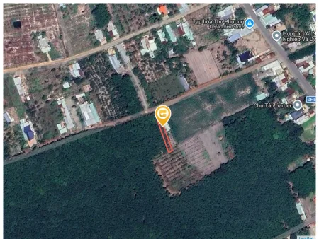 Bán đất 353.7m² có sẵn 100m² thổ cư ngang 5m tại Xã Phước Thành