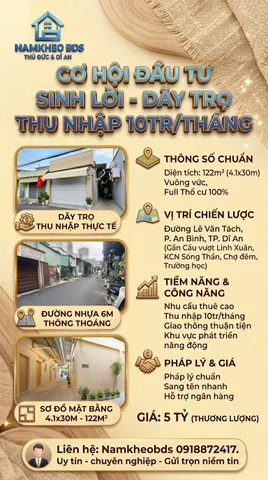 KINH TẾ BIẾN ĐỘNG KHÔNG NGỪNG! THÂU TÓM BẤT ĐỘNG SẢN PHÒNG THỦ 122M2 5 TỶ -TẠO DÒNG TIỀN THỰC TẾ!