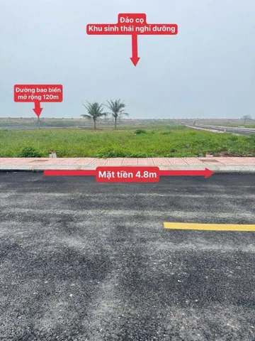 Bán nhanh 5 mảnh đất đối diện bãi tắm biển Hải Hậu giá hơn 1 tỷ xíu
