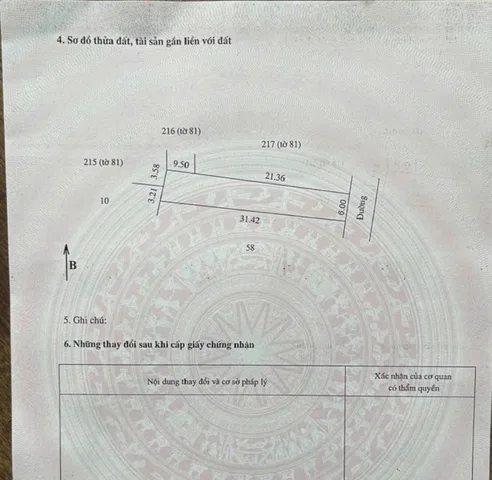 Bán đất 198,5m² full thổ cư ngang 6m tại Xã Văn Giang