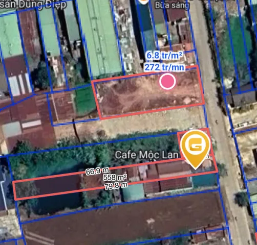 Bán đất 555m² ngang 10.0m giá 3 tỷ tại Xã Hòa Phú