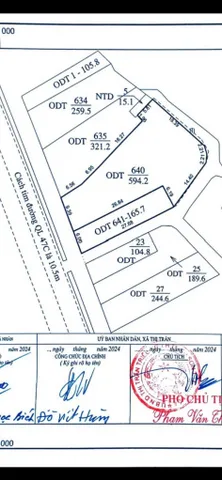 Bán đất 165.7m² full thổ cư ngang 6m giá 6 tỷ tại Đường Quốc lộ 47 Xã Triệu Sơn