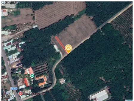 Bán đất 351.3m² có sẵn 100m² thổ cư ngang 5m giá 550 triệu tại Xã An Long