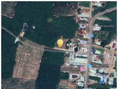 Bán đất 254.7m² có sẵn 100m² thổ cư ngang 5m tại Xã Phước Thành
