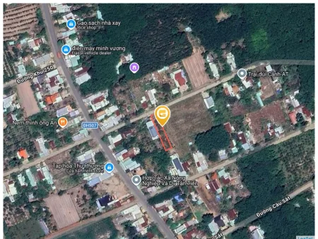 Bán đất 546.5m² có sẵn 100m² thổ cư ngang 10m giá 850 triệu tại Xã Phước Thành