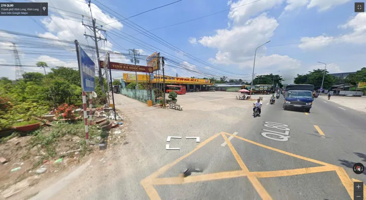Bán đất 1511.1m² có sẵn 975.4m² thổ cư ngang 14.8m giá 6.8 tỷ gần quán cơm 8 Ri Phường Tân Ngãi