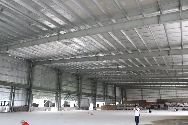 Xưởng Phú Giáo mới xây dựng 14400m2 VP 250m2, nhà ăn 100m2. PCCC tự động nghiệm thu, đường cont