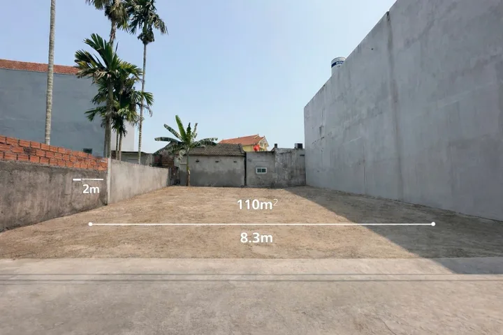 08/2026.Bán đất 110m² full thổ cư ngang 8,3m giá 2.25 tỷ tại Phường Thiên Hương. Thiên Hương. liên hệ 0362558882