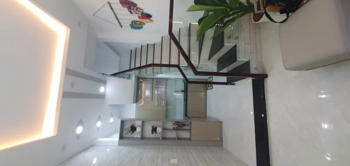 Nhà 4 tầng mới đẹp,1xẹt,sát chợ,giáp khu t.ên l.ửa,4tỉ530tr, tặng full nội thất đã trang bị.