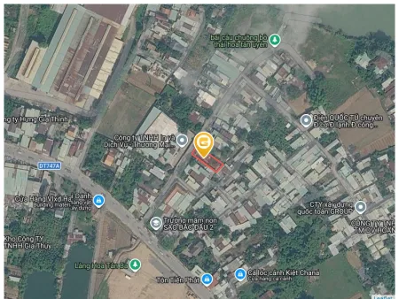 Bán đất 454.8m² có sẵn 100m² thổ cư ngang 11m giá 7.5 tỷ tại Phường Tân Đông Hiệp