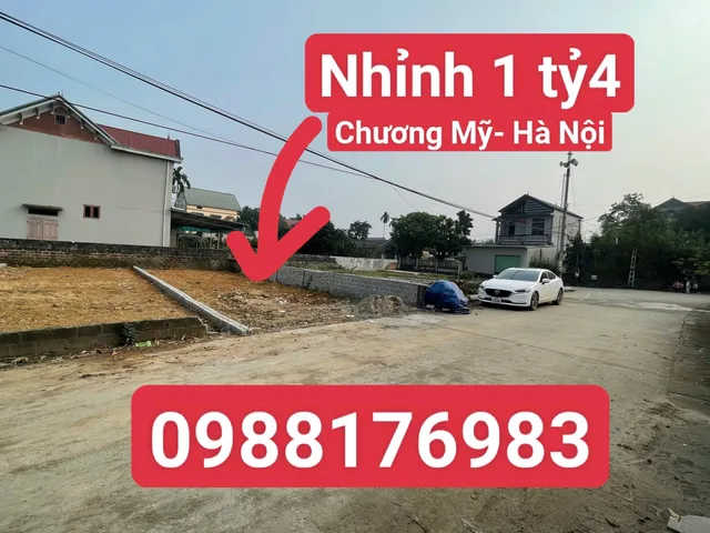BÁN ĐẤT CHƯƠNG MỸ NHỈNH 1 TỶ 4, VỊ TRÍ ĐẸP TIỀM NĂNG TĂNG GIÁ CAO