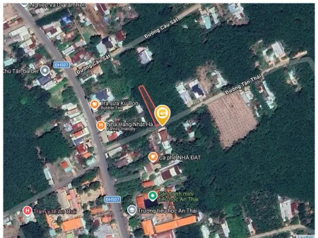 Bán đất 581.3m² có sẵn 100m² thổ cư ngang 10m tại Xã Phước Thành