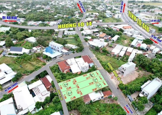 CHỈ 650TR LÔ ĐẤT ĐẸP NGANG 7,5M – VỊ TRÍ TIỀM NĂNG TẠI TAM PHƯỚC, LONG ĐIỀN CÒN TL
