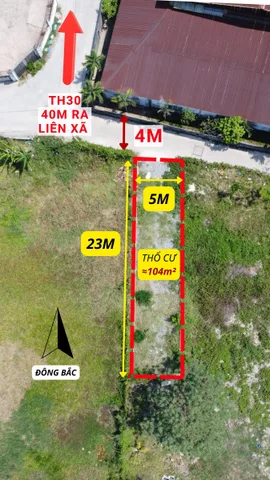 Lô đất Tân Hiệp 30, Hóc Môn 119m2 mặt tiền nhựa, sát chợ giá 3.5 tỷ