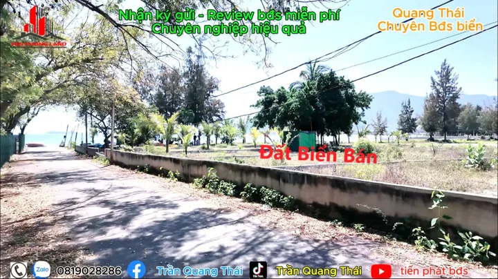 Đất biển dốc lết vị trí đẹp giá rẻ. Ninh Hòa Khánh Hòa.