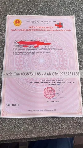 Bán đất 552m² có sẵn 438m² thổ cư ngang 15m giá 19.4 tỷ tại Xã Bình Mỹ