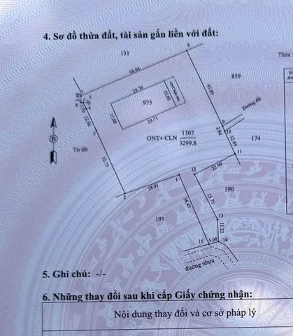 Bán đất 3299.8m² có sẵn 480m² thổ cư ngang 5m giá 4 tỷ tại Xã Phước Thạnh