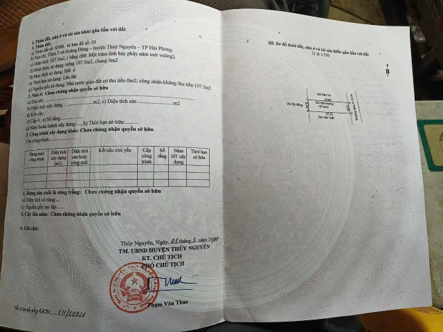 Bán 104 m Hoàng Động đường nhựa 2 ô tô tránh nhau . Kinh doanh đc .l/h:076.231.9990 e Thúy