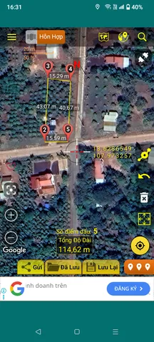 Bán đất 114.62m² có sẵn 100m² thổ cư ngang 15m giá 950 triệu tại Đường Bê Tong 6m Xã Ia Pia