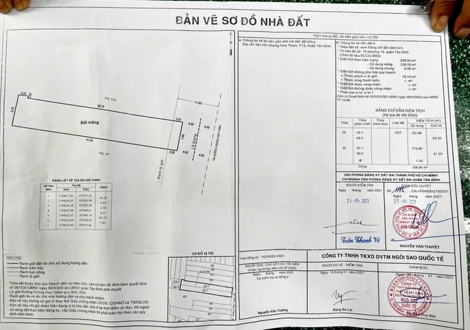 Bán Nhà Chính Chủ Mặt tiền 99-101 Hoàng Hoa Thám – Giá 84,5 tỷ