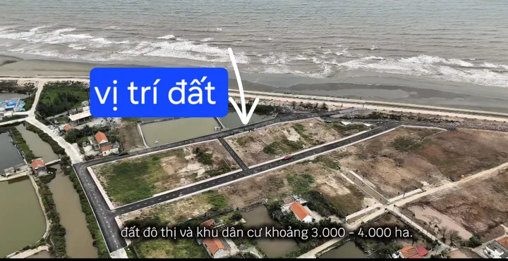 Bán cắt lỗ lô đất thổ cư mặt biển Hải Thịnh, mặt đường quốc lộ ven biển, vị trí đẹp