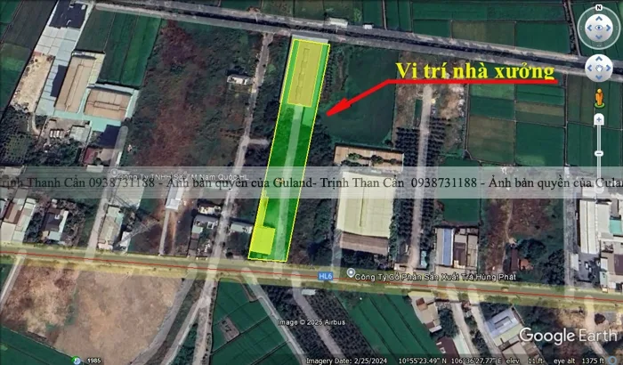 Bán xưởng hoàn công mặt tiền đường Bình Mỹ 5752m2 giá chỉ  12.2 triệu/m2
