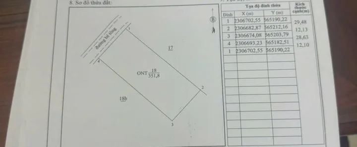 - Bãi sậy Ân thi 
- diện tích 351m2 tổng cả dôi dư hơn 400m2