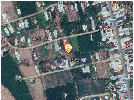 Bán đất 590.6m² có sẵn 100m² thổ cư ngang 10m giá 690 triệu tại Xã Phước Thành