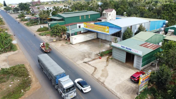 Mặt tiền ĐẮC ĐỊA QUỐC LỘ 14
