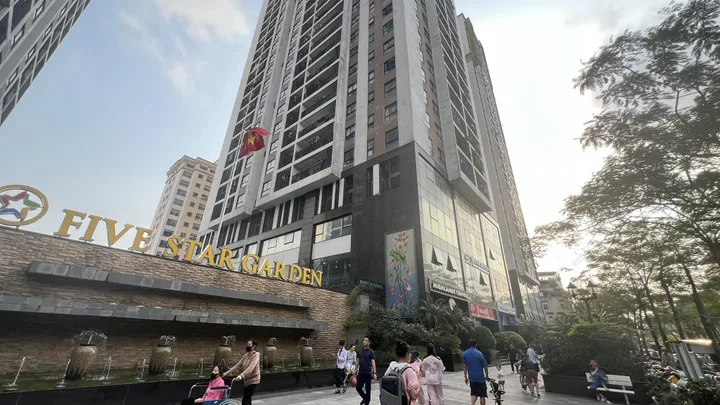 BÁN CĂN CHUNG CƯ G1. FIVE STAR ĐƯỜNG KIM GIANG. 77M2 - 2PN
