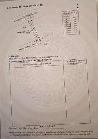 Bán đất chính chủ 6x34m có 100m² thổ cư, đường quy hoạch 20m,giá 250tr/m (không thương lượng) tại Xã Hòa Phú