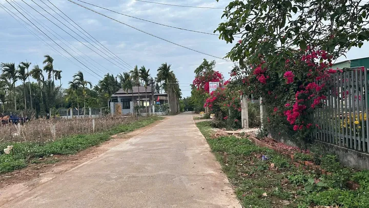 MẶT TIỀN ĐƯỜNG D1- BUÔN JU - TÂN AN  5*19 - TC 60
