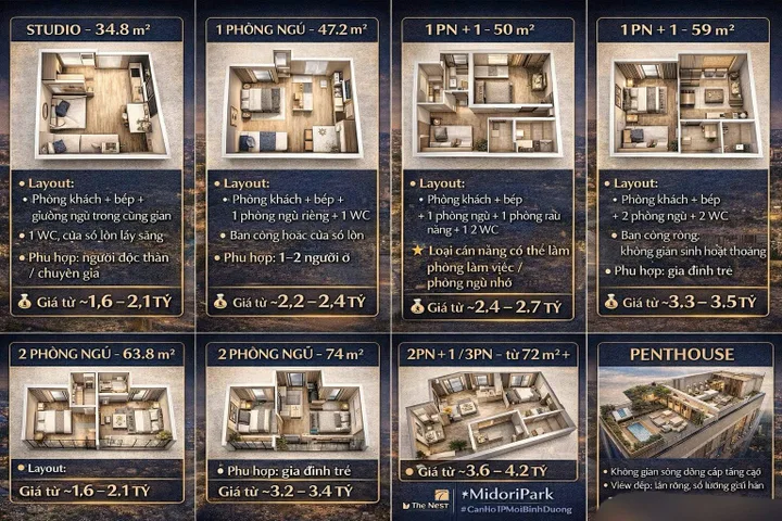 55m2 - Giá 23 tỷ - 2PN1WC booking sớm chọn căn đẹp - Ngay AEON Mall