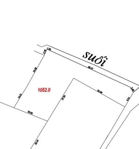 Bán đất 1052m² có sẵn 100m² thổ cư ngang 10m giá 500 triệu tại Phường Bình Minh