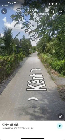 Bán đất Full thổ cư có nhà. Đường kênh T8 .xã hưng long