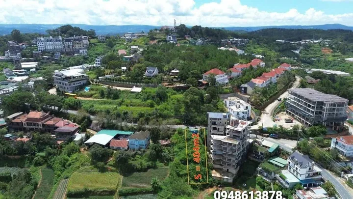 MẶT TIỀN ĐỐNG ĐA✨️VIEW TOÀN CẢNH TP ĐÀ LẠT✨️404M- THÍCH HỢP XÂY BIỆT THỰ, HOTEL..