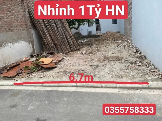 Bán nhanh lô đất ở Chương Mỹ -HN giá chỉ nhỉnh 1ty5
