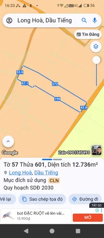 Đất Long Hòa, Dầu Tiếng, Bình Dương (nay là TP.HCM)