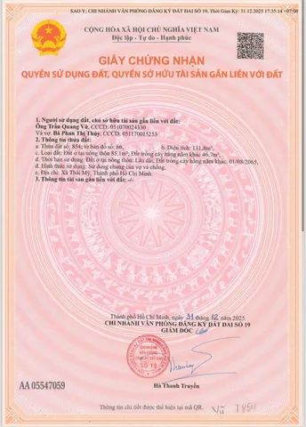 Còn lô duy nhất mặt tiền Tỉnh lộ 7 Thái Mỹ, sổ riêng giá chỉ 1tỷ680