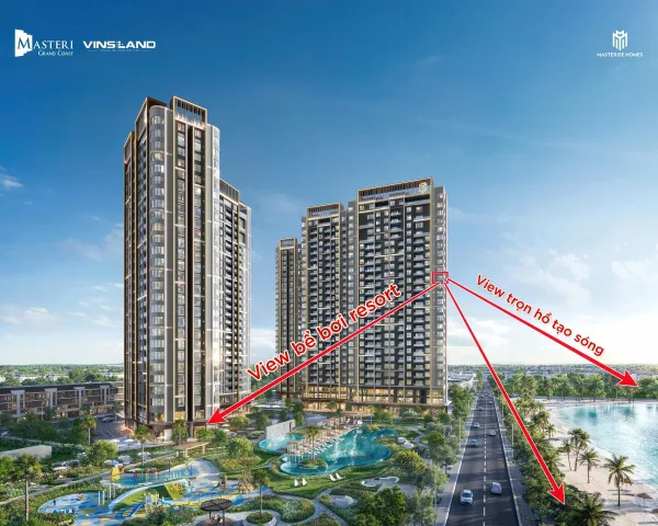 Căn 4N MASTERI GRAND COAST - VIEW HỒ TẦNG TRUNG GIÁ KHÔNG CHÊNH