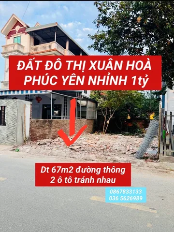 Đất đô thị Xuân Hòa- Phúc Yên