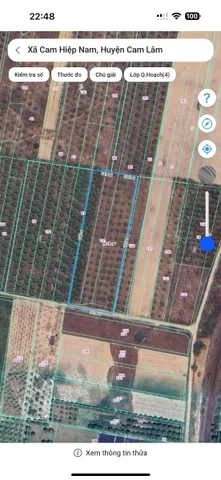 QUẢNG ĐỨC - CAM HIỆP -- 8.565 M2 -- 53 X 160 -- FULL XOÀI -- GIÁ 420 TRIỆU.SÀO