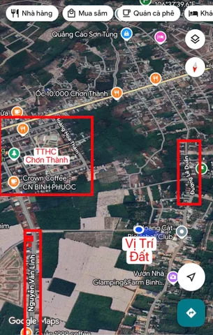 Bán đất 200m² có sẵn 50m² thổ cư ngang 5m giá 620 triệu tại Phường Chơn Thành